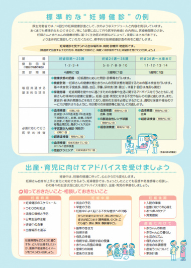 Lịch khám thai các mẹ bầu cần nhớ (Nhật Bản)