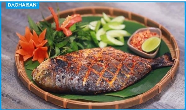 ẩm thực, món ngon, cách làm cá chim nướng muối ớt bằng nồi chiên không dầu
