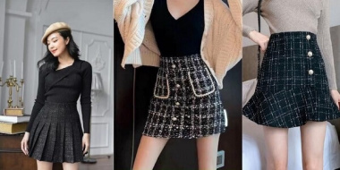 10 cách phối đồ với chân váy dạ tweed ‘SANG CHẢNH và TRẺ ĐẸP’