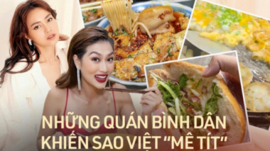 Popular restaurants are loved by Vietnamese stars, there are 2 dishes that have “energized” the beauties to go to the beauty contest