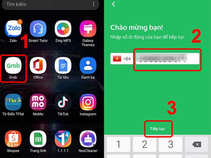 Hướng dẫn cách đặt xe Grab Phú Quốc