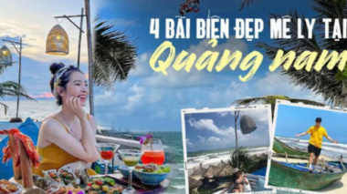 The beaches in Quang Nam attract a lot of tourists, there are 2 places on the list of the top beaches in Asia