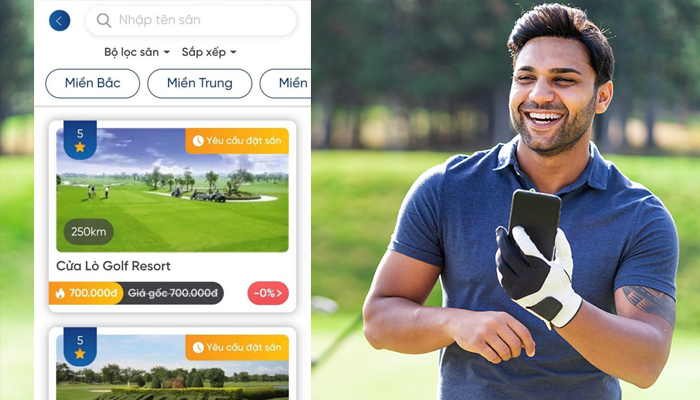 android, bật mí những cách đặt sân golf nhanh chóng, giúp bạn tiết kiệm chi phí