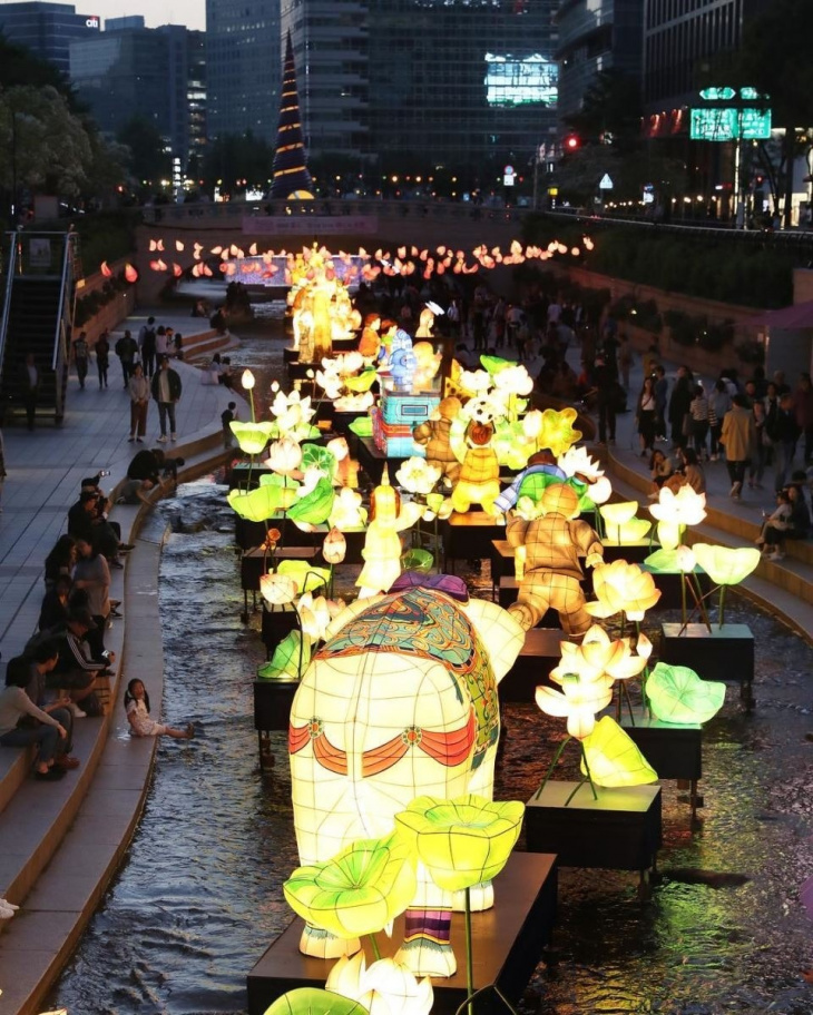 hàn quốc, lễ hội đèn lồng hàn quốc diễn ra vào cuối năm
