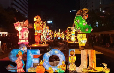 Lung linh sắc màu huyền ảo ở lễ hội đèn lồng nổi nhất mùa cuối năm tại Hàn Quốc