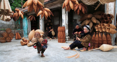Làng nghề đan đó Thủ Sỹ, nét đẹp bình dị ở vùng nông thôn Hưng Yên