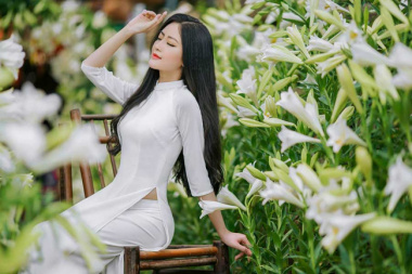 Du lịch quanh Hà Nội điểm mặt 5 địa điểm chụp ảnh hoa loa kèn đẹp