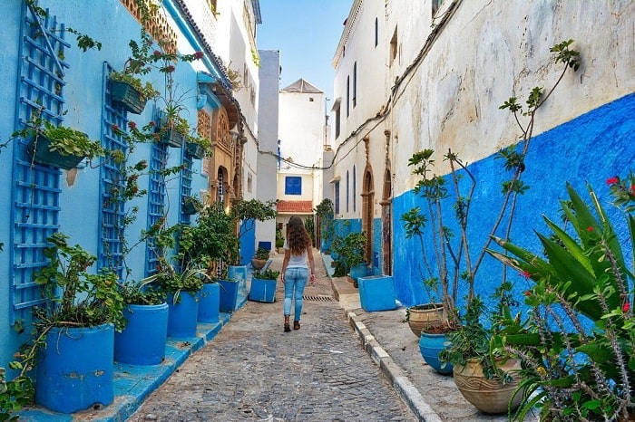 khu phố kasbah des oudaias, khám phá, trải nghiệm, khu phố kasbah des oudaias: viên ngọc xanh của thủ đô rabat maroc