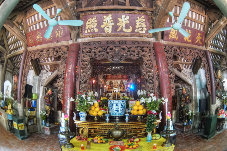 chùa nôm, du lich hung yen, làng nôm, đền mẫu, chùa nôm – ngôi chùa có tam quan lớn nhất việt nam ở hưng yên