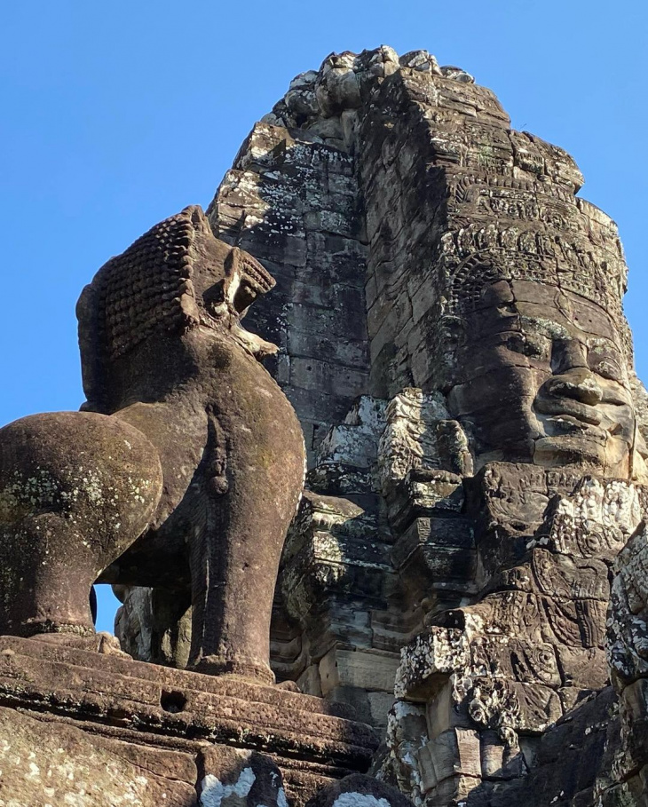 angkor thom, du lịch campuchia, du lịch đông nam á, đền bayon, điểm đến campuchia, chiêm ngưỡng ngôi đền bayon với kiến trúc có “1 – 0 – 2″