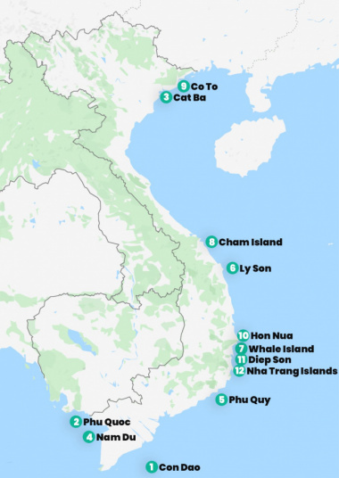 12 most beautiful islands in Vietnam