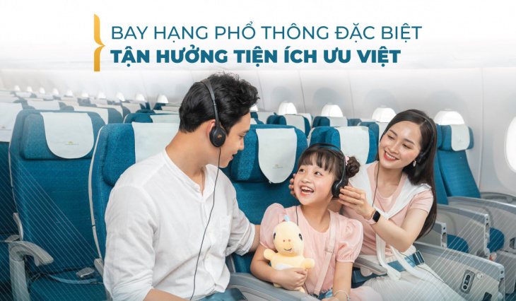 vietnam airlines, quyền lợi trải nghiệm hạng phổ thông đặc biệt của vietnam airlines