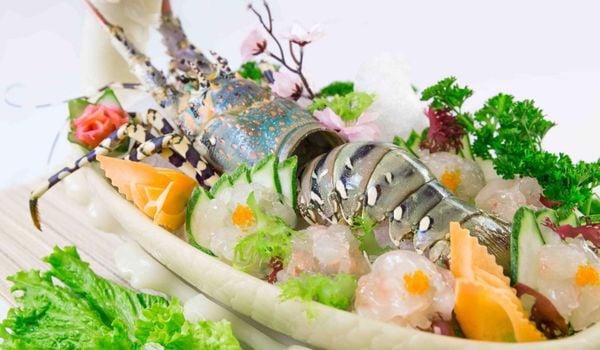 ẩm thực, món ngon, cách chế biến món salad tôm hùm trái cây cho cả gia đình thưởng thức