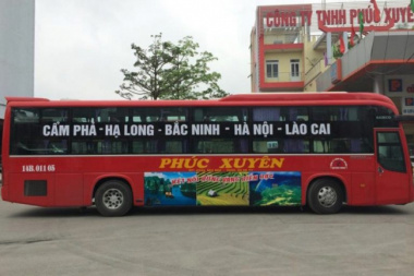 Xe khách tuyến đường Quảng Ninh – Vinh