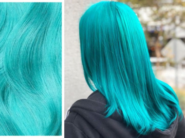 Nhuộm tóc màu xanh ngọc – Màu xu hướng 2023