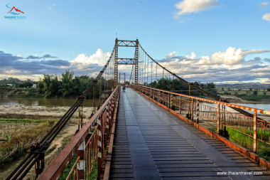 Cầu treo kon klor kon tum - lãng mạn nối liền hai bờ sông đăk bla