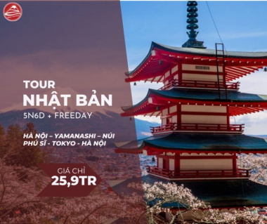 Tour Nhật Bản Freeday – thảnh thơi khám phá Nhật Bản chỉ từ 25,9 triệu