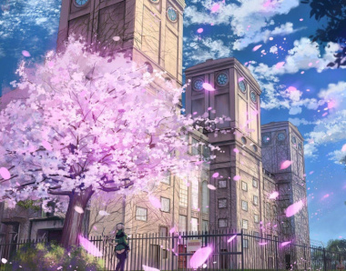 300+ Ảnh hoa anh đào Anime buồn, lãng mạn cho PC, Moblie