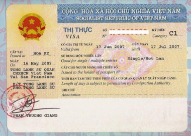 Lệ phí cấp visa cho người nước ngoài cập nhật năm 2023