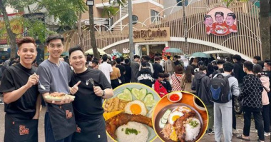 Broken rice restaurant of the famous 3 streamers set to open a branch in Hanoi: Guests flocked to check-in loudly, waiting in long queues for 4-5 hours just to enjoy