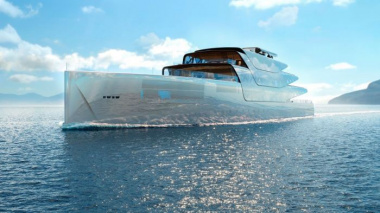 Siêu du thuyền Pegasus 88m 'tuyệt tác vô hình' trên đại dương 