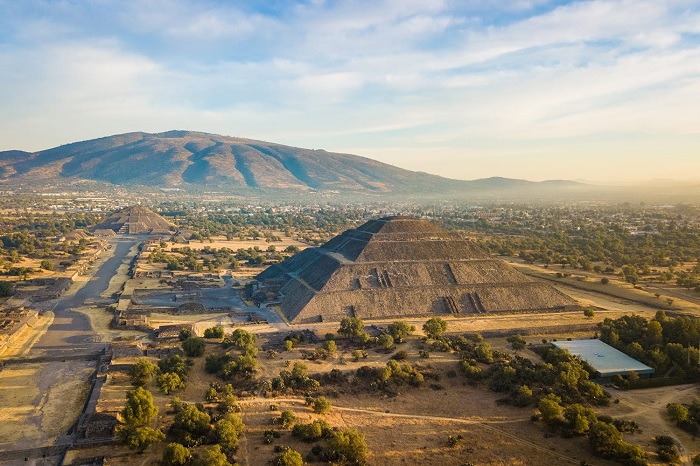 Kim tự tháp Teotihuacan - công trình có tuổi đời hàng thế kỷ ở Mexico
