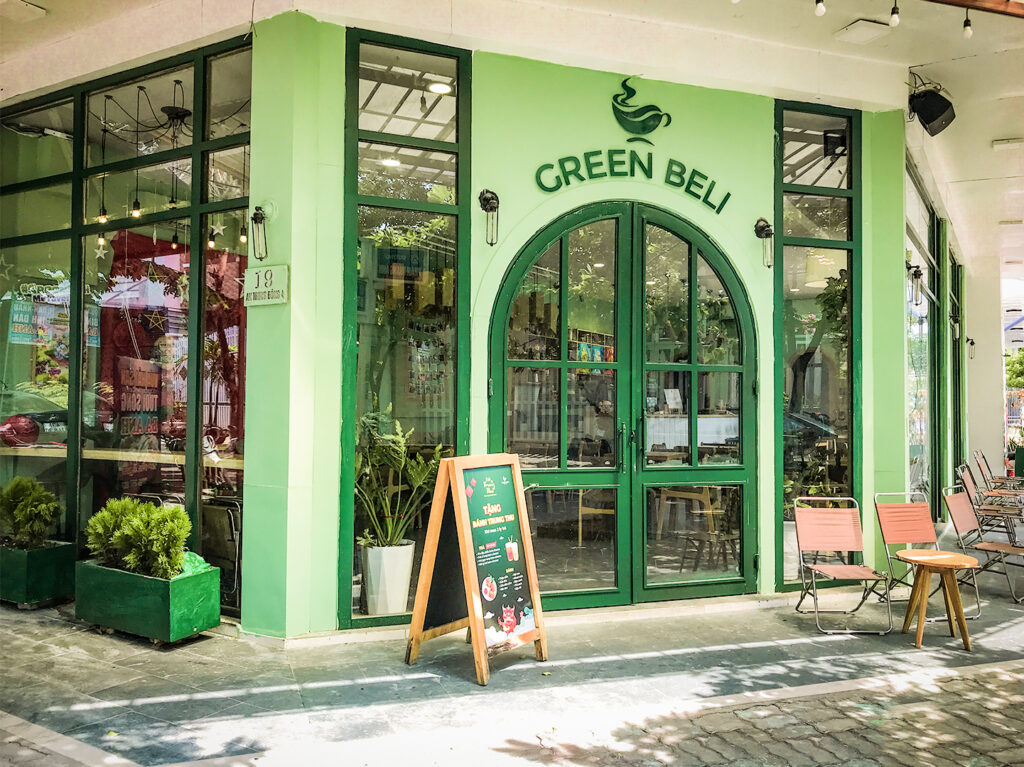 Green Beli Coffee – Quán cà phê xanh lá nhưng không hề bị xa lánh
