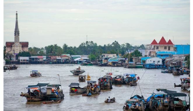 The area near Ho Chi Minh City was praised by the Canadian magazine: “Truly a hidden gem”, Can Tho City, Economic centre, foreign tourists, Mekong Delta, tourists