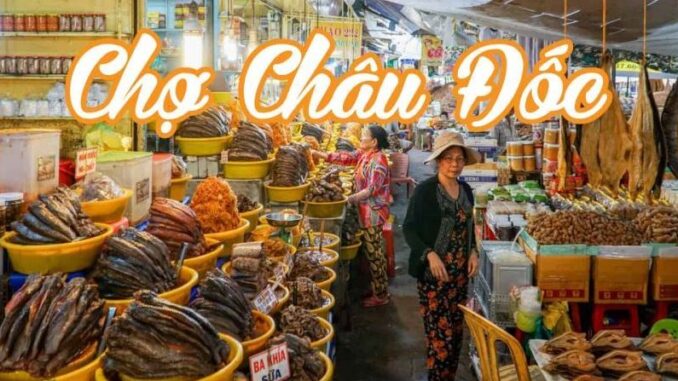 an giang, chau doc market, dried noodles, noodle soups, social network, not only is the “kingdom of fish” of the west, chau doc market (an giang) is also a culinary paradise with many delicious dishes and in a unique mini style.