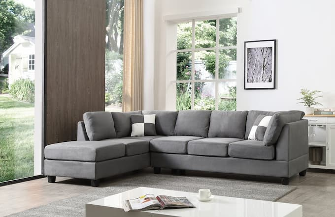 Tìm hiểu về kích thước và kiểu dáng ghế sofa góc L tại HNSOFA