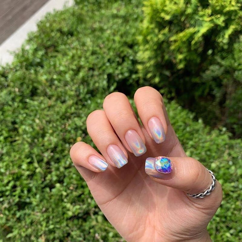 nail đẹp, tiết lộ 10 mẫu nail tráng gương đẹp nhất mọi thời đại