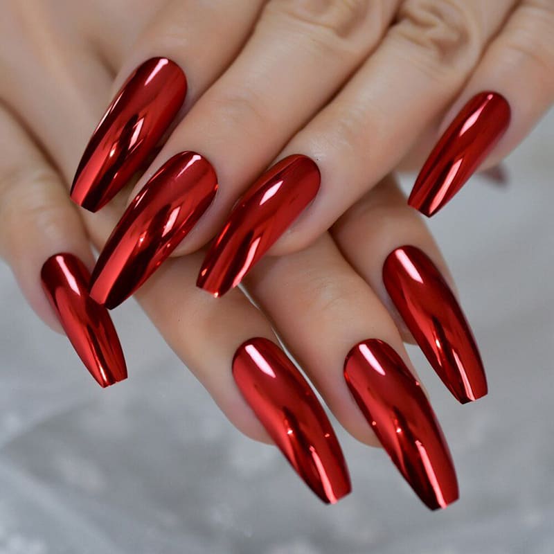 nail đẹp, tiết lộ 10 mẫu nail tráng gương đẹp nhất mọi thời đại