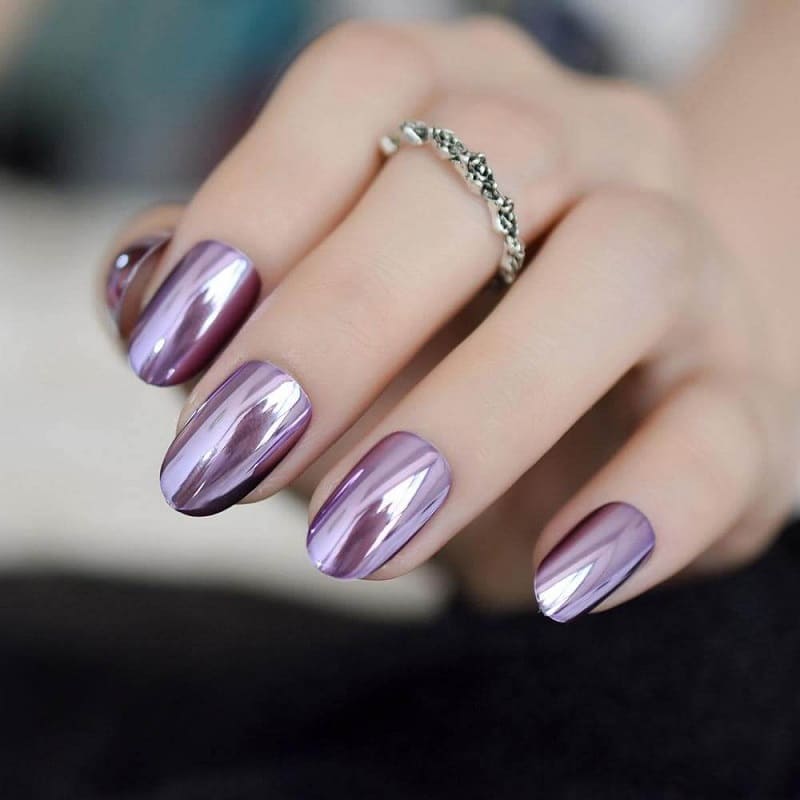 nail đẹp, tiết lộ 10 mẫu nail tráng gương đẹp nhất mọi thời đại