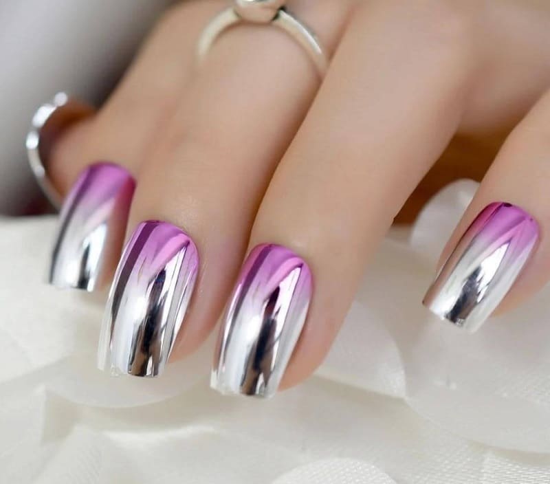 nail đẹp, tiết lộ 10 mẫu nail tráng gương đẹp nhất mọi thời đại