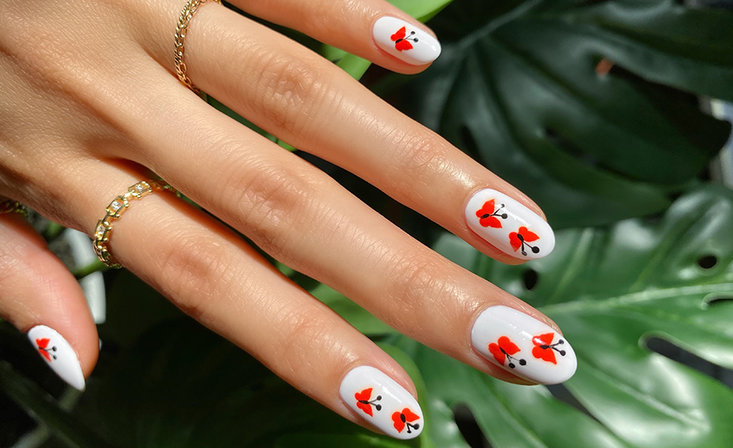 nail đẹp, top 15+ những mẫu nail bướm xinh đẹp sống động rực rỡ