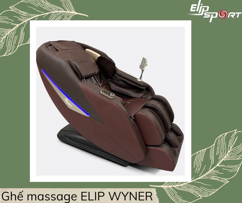 cẩm nang sức khỏe, giới thiệu ghế massage elip wyner mới của tập đoàn ellipsport