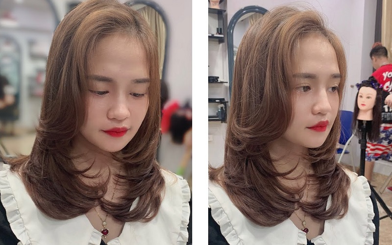 kiểu tóc, top 10+ kiểu tóc layer mullet nữ mặt tròn giúp nàng thêm xinh