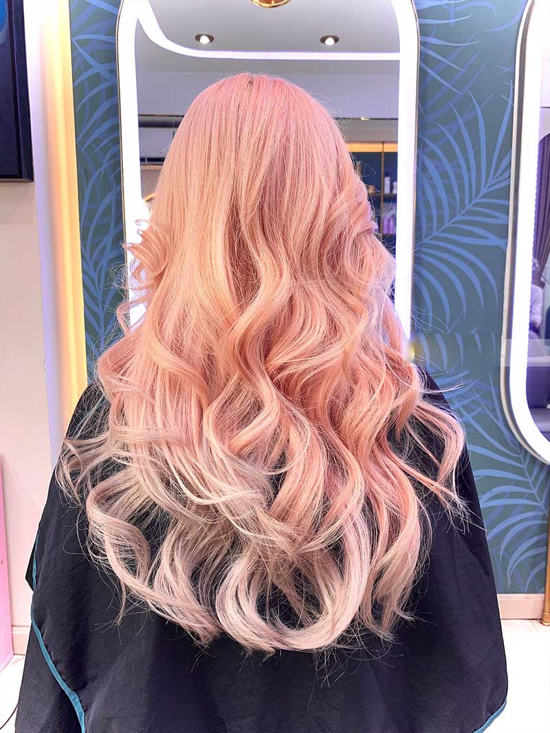 15+ kiểu tóc nhuộm màu hồng khói đẹp và thời thượng năm 2022 - Mytour
