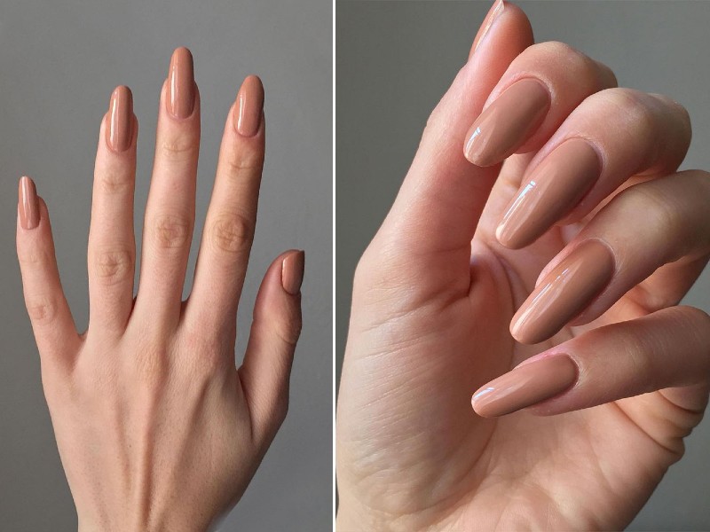 15+ Mẫu nail màu nude đẹp THỊNH HÀNH 2023