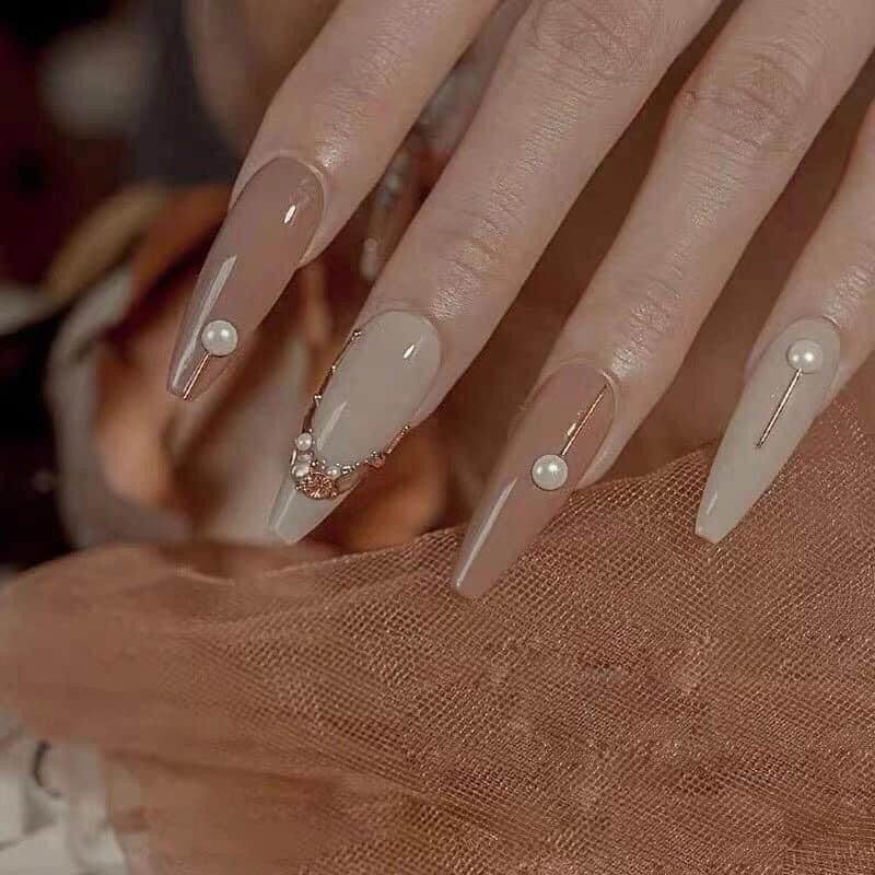 nail đẹp, 15+ mẫu nail màu nude đẹp thịnh hành 2023