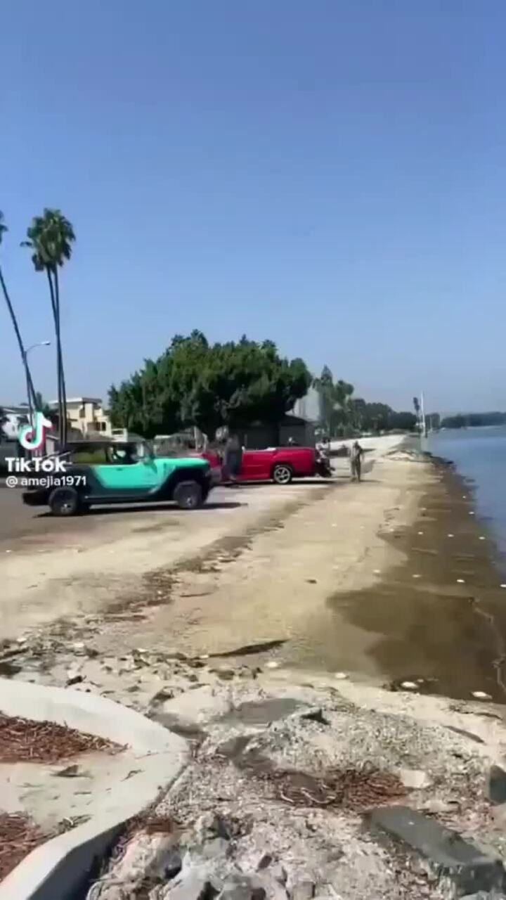 Ôtô bơi dưới sông như vịt