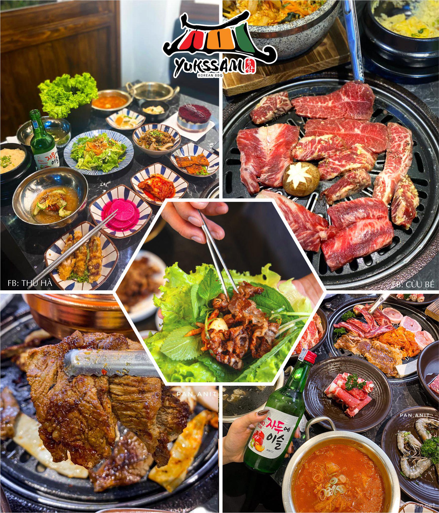 Review nhà hàng Yukssam BBQ Buffet với menu nướng lẩu Hàn Quốc – Angingon
