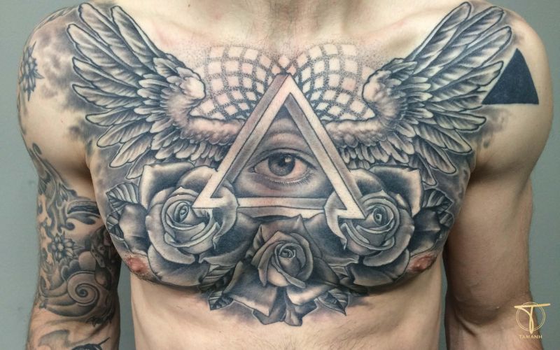 Hình xăm rồng ở ngực là một trong  Đỗ Nhân Tattoo Studio  Facebook