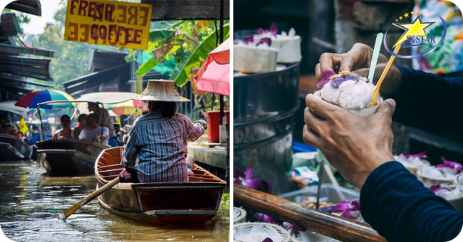 Khám phá Chợ Nổi Bốn Miền Thái Lan | Du lịch Thái Lan 2023