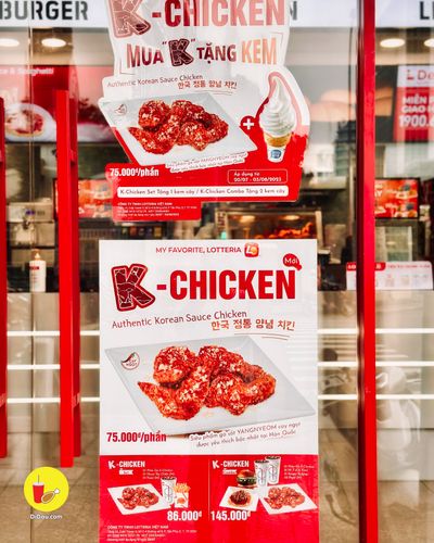 “siêu phẩm” gà rán k-chicken chính thức debut tại lotteria