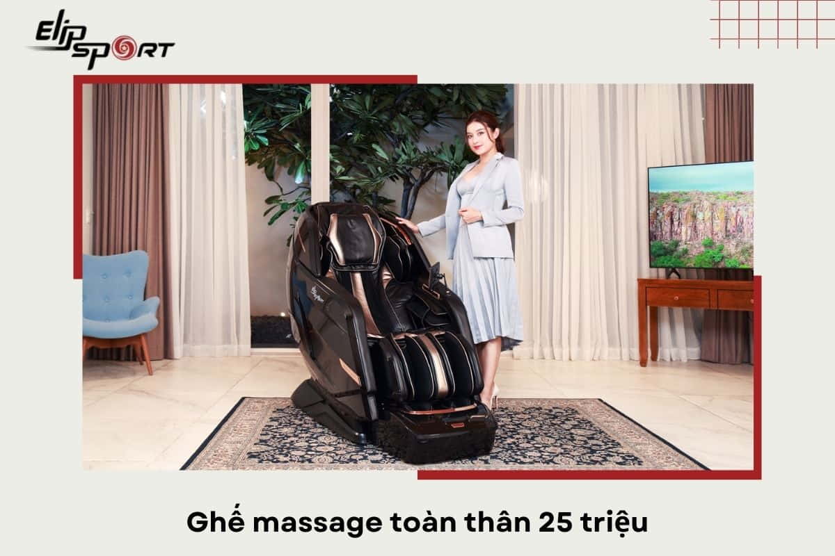 ghế massage, ghế massage toàn thân, ghế massage 25 triệu – trải nghiệm thư giãn đỉnh cao