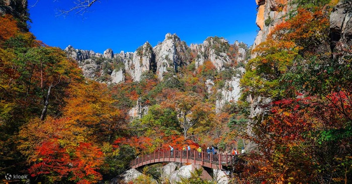 Kỳ quan thiên nhiên đáng kinh ngạc ở vườn quốc gia Seoraksan Hàn Quốc