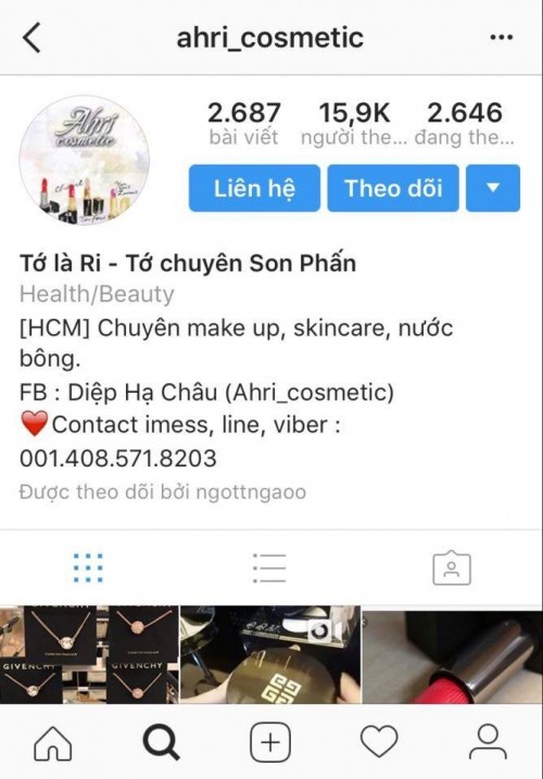7 địa chỉ mua son uy tín nhất instagram
