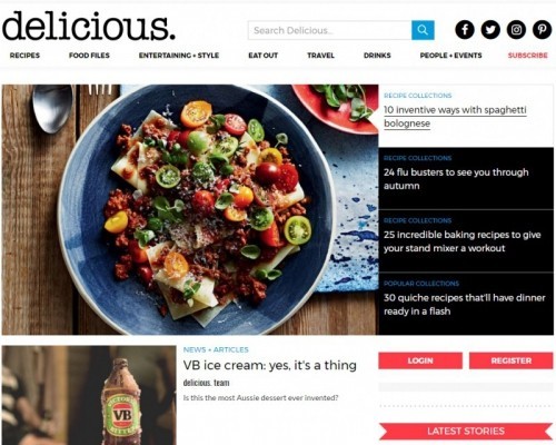 10 trang web ẩm thực nổi tiếng nhất thế giới