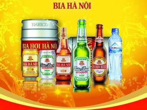 4 công ty sản xuất bia lớn tại Hà Nội